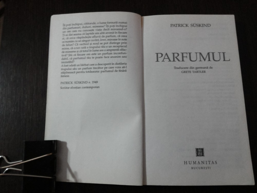 Parfumul patrick suskind hot sale