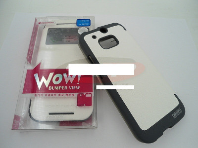 Toc FlipCover EasyView WOW HTC One (M8) ALB foto