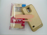 Toc FlipCover EasyView WOW Samsung Galaxy S5 mini GOLD, Auriu, Alt model telefon Samsung