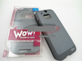 Toc FlipCover EasyView WOW HTC One (M8) GRI, HTC One M8, Piele Ecologica