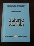 ISTORIE SOCIALA -- Florian Tanasescu -- 2005, 295 p., Alta editura