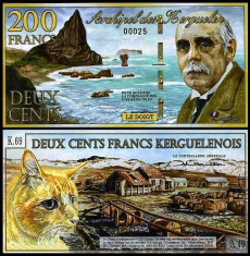 KERGUELEN 200 francs 2012, polimer foto