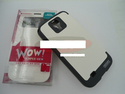 Toc FlipCover EasyView WOW Samsung I9500 Galaxy S4 ALB foto