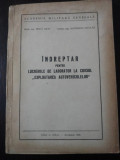 INDREPTAR .. LA CURSUL &quot;EXPLOATAREA AUTOVEHICULELOR&quot;- Trica Ispas -1966, 156 p., Alta editura