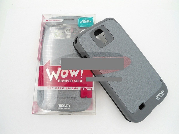 Toc FlipCover EasyView WOW Samsung I9500 Galaxy S4 GRI