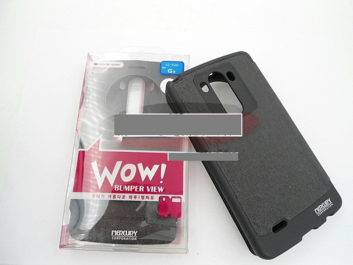 Toc FlipCover EasyView WOW LG G3 NEGRU