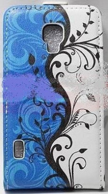 Toc FlipCase White - Blue LG Optimus L5 II E460 foto