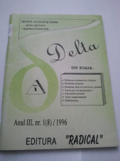 DELTA - REVISTA DE FIZICA SI CHIMIE PENTRU GIMNAZIU - D. TURCITU ( 1021 + 1020 ) foto