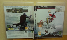 History Great Battles Medieval (PS3) (ALVio) + sute de alte jocuri PS3 ( VAND / SCHIMB ) foto