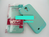 Toc FlipCover EasyView WOW Samsung I9500 Galaxy S4 VERDE, Alt model telefon Samsung, Piele Ecologica