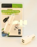 Incarcator auto DUAL USB 2 x 500 mAh, De masina