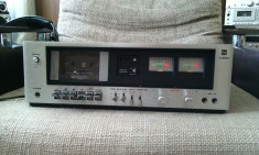 Casetofon deck vintage Dual C 809, vu-metre pe ace. foto