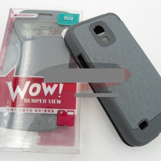 Toc FlipCover EasyView WOW Samsung I9190 Galaxy S4 mini GRI