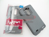 Toc FlipCover EasyView WOW LG G3 GRI, Piele Ecologica