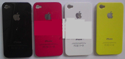 Toc plastic spate iPhone 4G foto
