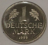G5. GERMANIA RFG 1 MARK MARCA 1999 F, 5.5g, Cu-Ni, 23.5 mm PROOF AUNC / UNC **, Europa