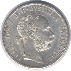 Austria - 1 florin 1878 argint - UNC foto