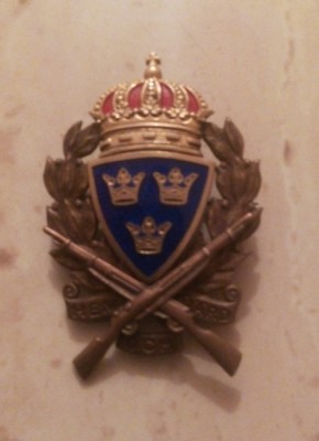 SUEDIA - CONCURS MILITAR DE TIR-CL.1- argint. foto