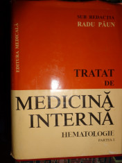 Medicina interna -hematologie (partea 1 / an 1997/944pagini)- Radu Paun foto