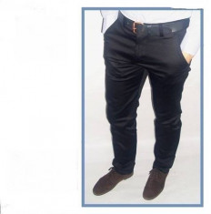 Pantaloni Zara Man Slim Fit Conici Negri - Pantaloni slim fit casual - eleganti foto
