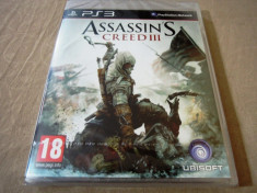 Joc Assassin&amp;#039;s Creed III, original si sigilat, PS3, alte sute de jocuri! foto