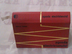 E.PIETRAREANU - AGENDA ELECTRICIANULUI ~ Editia a 2-a, an.1971, format mic ~ foto