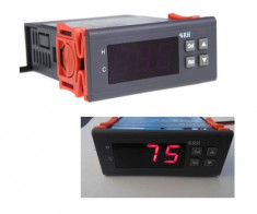 Controller digital pentru umiditate la 12V cu senzor inclus si releu la 220V 10A foto
