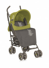 Carucior sport Fiesta cu husa de picioare Beige &amp;amp; Green Beloved Baby Bertoni foto