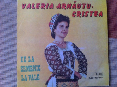 valeria arnautu cristea de la semenic la vale disc vinyl lp muzica populara VG+ foto