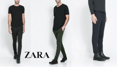 &amp;quot;Circular Trousers&amp;quot; Zara Man Original - Pantaloni Barbati SLIM FIT Marime 46 foto