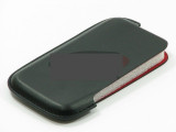 Toc piele lateral Slim Up compatibil Samsung S5230, Negru, Alt model telefon Samsung