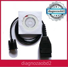 Interfata diagnoza OBD2 OBD-II Diagnostic VAG COM KKL 409 serial RS232 foto