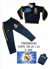 TRENING REAL MADRID COPII DE LA 1 LA 6 LUNI , CALITATE FOARTE BUNA , LIVRARE GRATUITA IN TOATA TARA foto