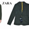 ZARA Man ORIGINAL Sacou Barbati SLIM FIT Model scurt, Marime S Transport GRATUIT