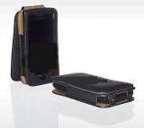 Toc piele Leon SonyEricsson XPeria X12 Arc, Negru, Alt model telefon Sony