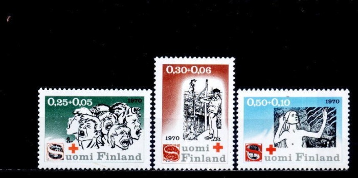 Finlanda 1970 - cat.nr.638-40 neuzat,perfecta stare