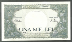 ROMANIA 1000 1.000 LEI 10 septembrie 1941 fond verde [8] UNC foto