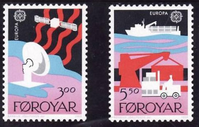 Faroe 1988 - cat.nr.160-1 neuzat,perfecta stare foto