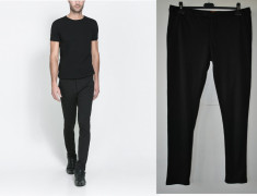&amp;quot;Circular Trousers&amp;quot; Zara Man Original - Pantaloni CASUAL Barbati SLIM FIT NOU 46 foto