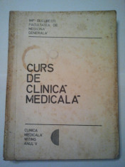 CURS DE CLINICA MEDICALA 2 volume - Anul IV - V. POMPILIAN 1976 ( 1105 + 1108 ) foto