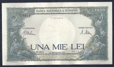 ROMANIA 1000 1.000 LEI 10 septembrie 1941 fond verde [11] XF - aUNC foto