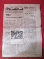 Ziarul Informatia Bucurestiului 17 noiembrie 1989, ziar vechi comunist foto