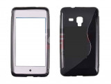 Toc silicon S-Case Samsung Omnia M S7530, Alb, Alt model telefon Samsung