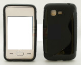 Toc silicon S-Case Samsung Star 3 S5220 / Star 3 Duos S5222 / S5229, Negru, Alt model telefon Samsung