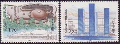 Finlanda 1987 - cat.nr.985-6 neuzat,perfecta stare foto