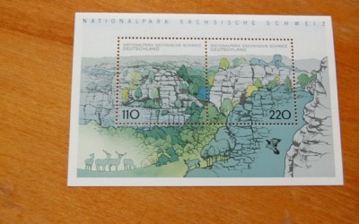 GERMANIA 1998 &amp;ndash; PARCUL NATIONAL, colita nestampilata, R4 foto