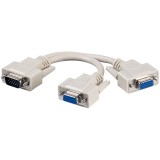 Cablu adaptor vga tata la 2 x vga mama