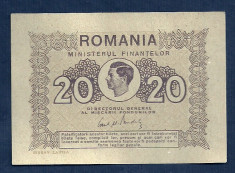 ROMANIA 20 LEI 1945 [3] a UNC foto