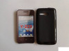 Toc plastic siliconat Huawei Ascend Y220, Negru, Alt model telefon Huawei