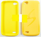 Toc plastic siliconat Allview V1 Viper, Galben, Alt model telefon Allview